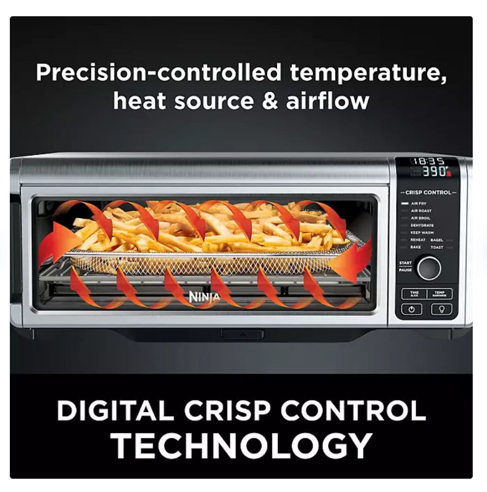 Ninja Foodi 9-in-1 Digital Air Fry Oven – Flip-Away Storage, XL Capacity