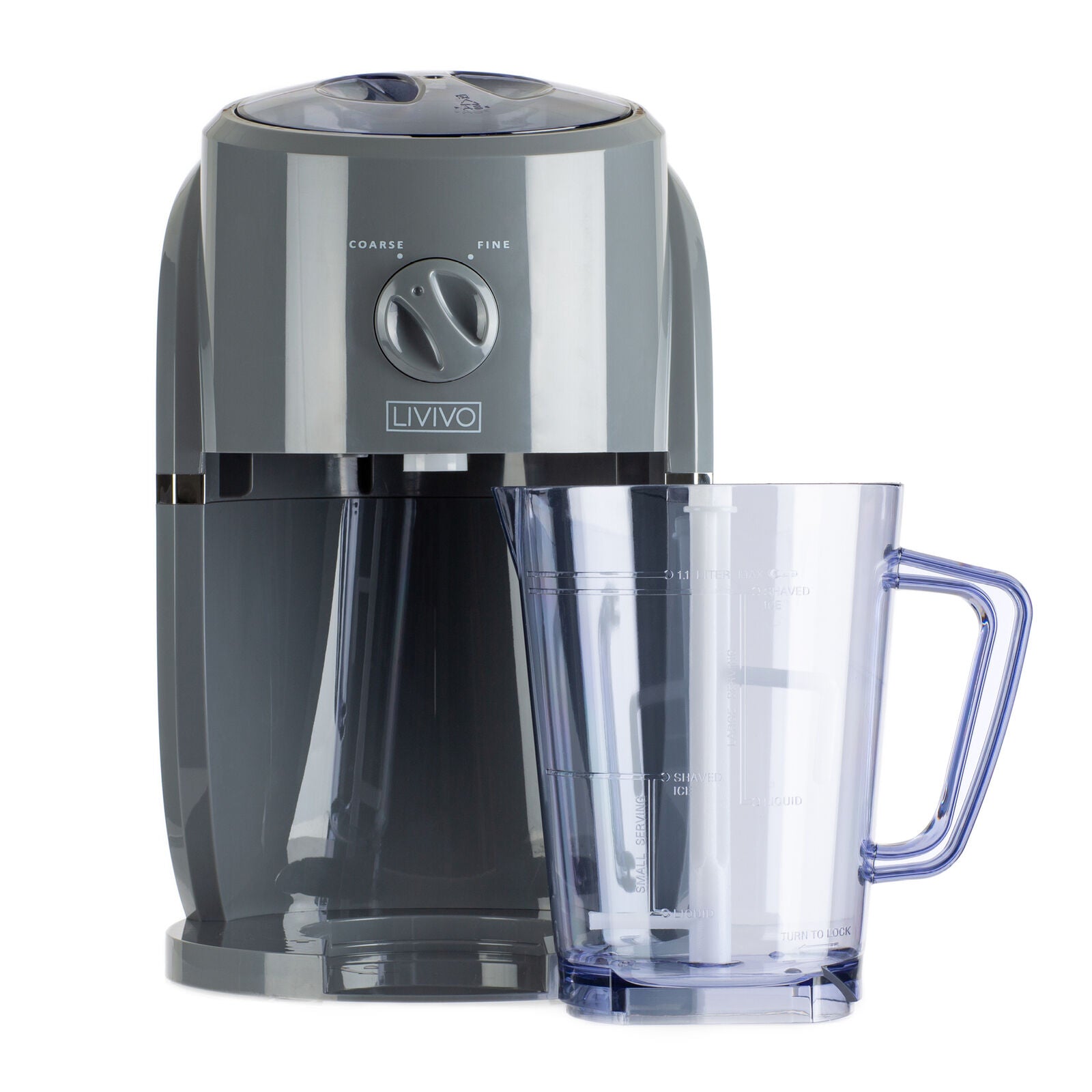 LIVIVO Electric Ice Crusher & Snow Cone Maker