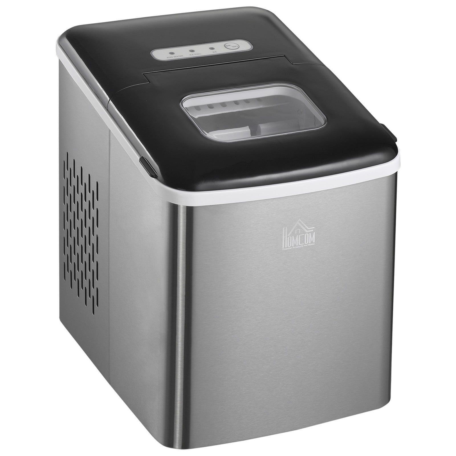 HOMCOM Compact Countertop Ice Maker Machine
