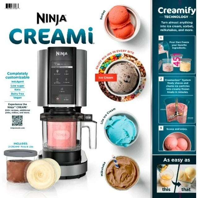 Ninja CREAMi Deluxe XL 11‑in‑1 Ice Cream & Frozen Treat Maker