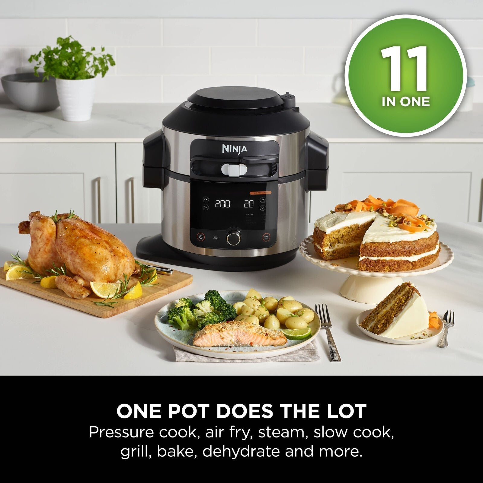 Ninja Foodi 11-in-1 Multi-Cooker & Air Fryer 6L