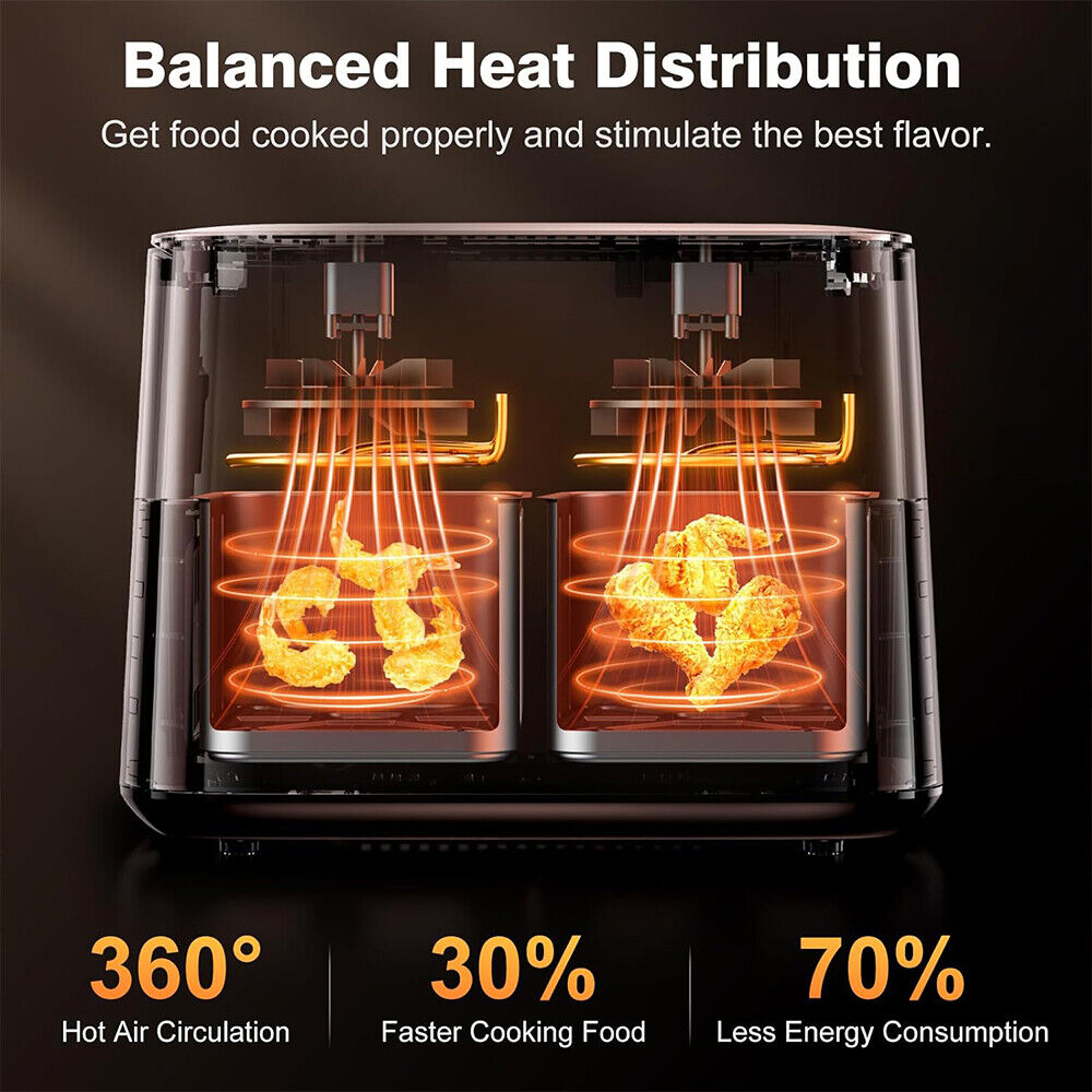 12L Dual Zone Digital Air Fryer