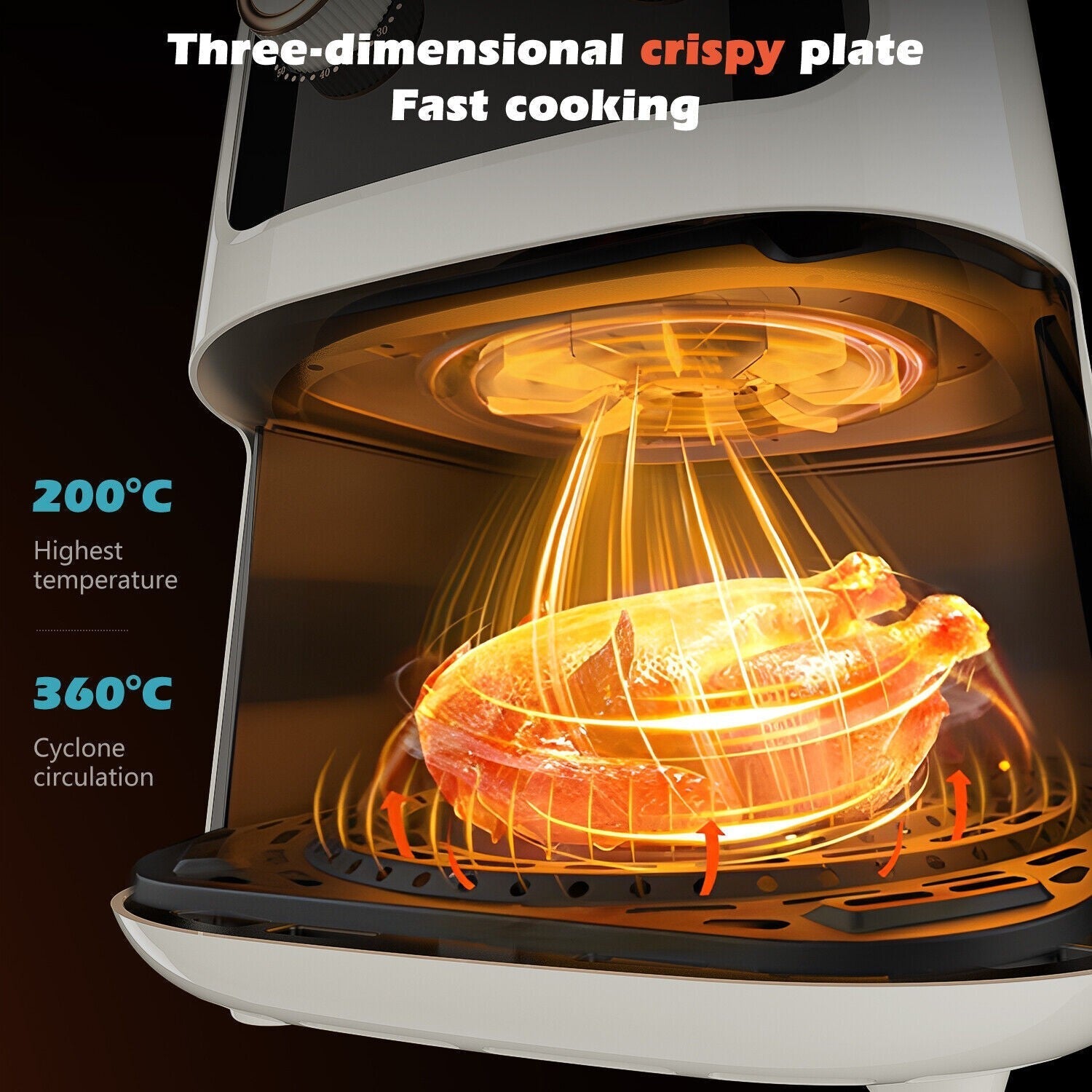 Uten 5L Digital Air Fryer