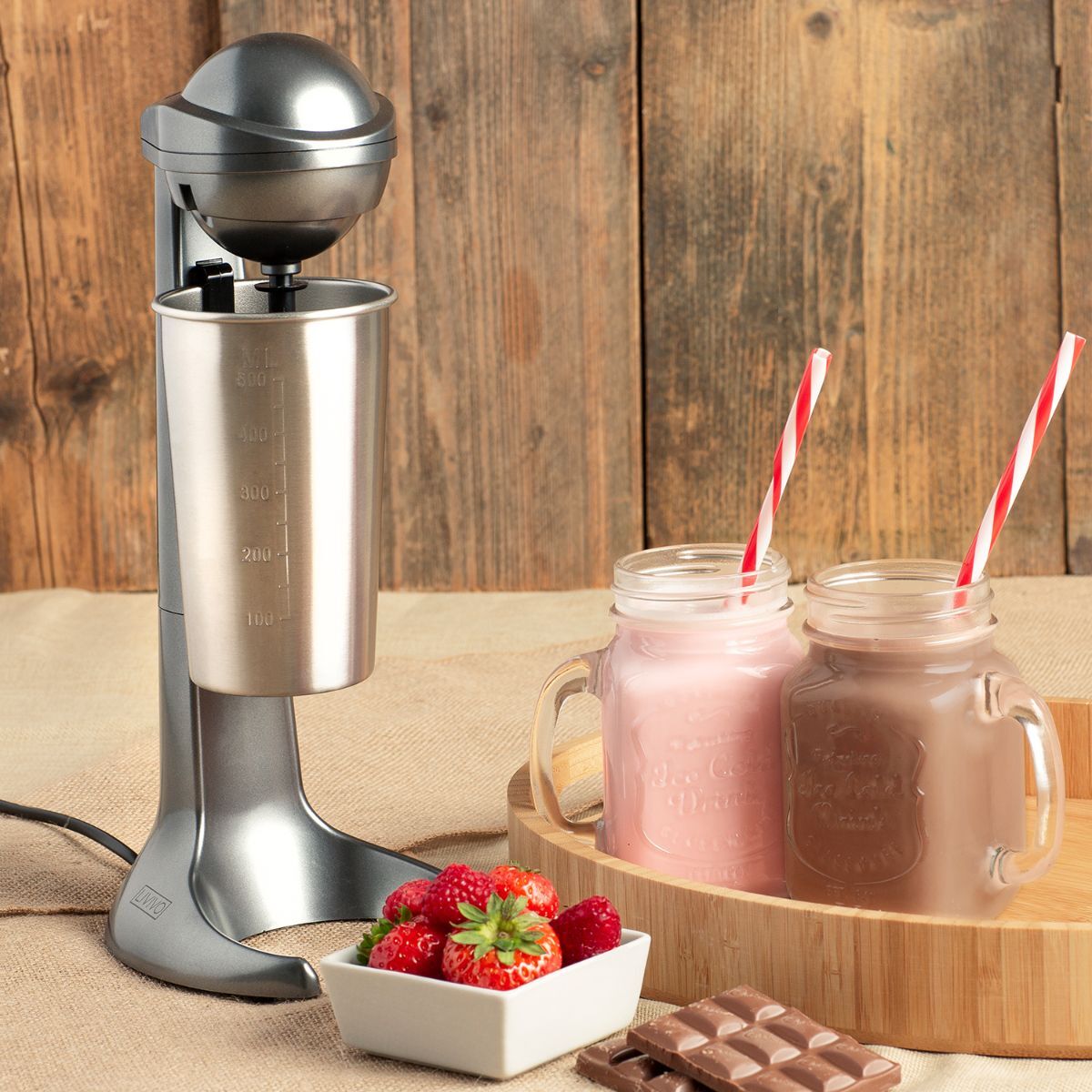 LIVIVO Retro Milkshake Maker Machine