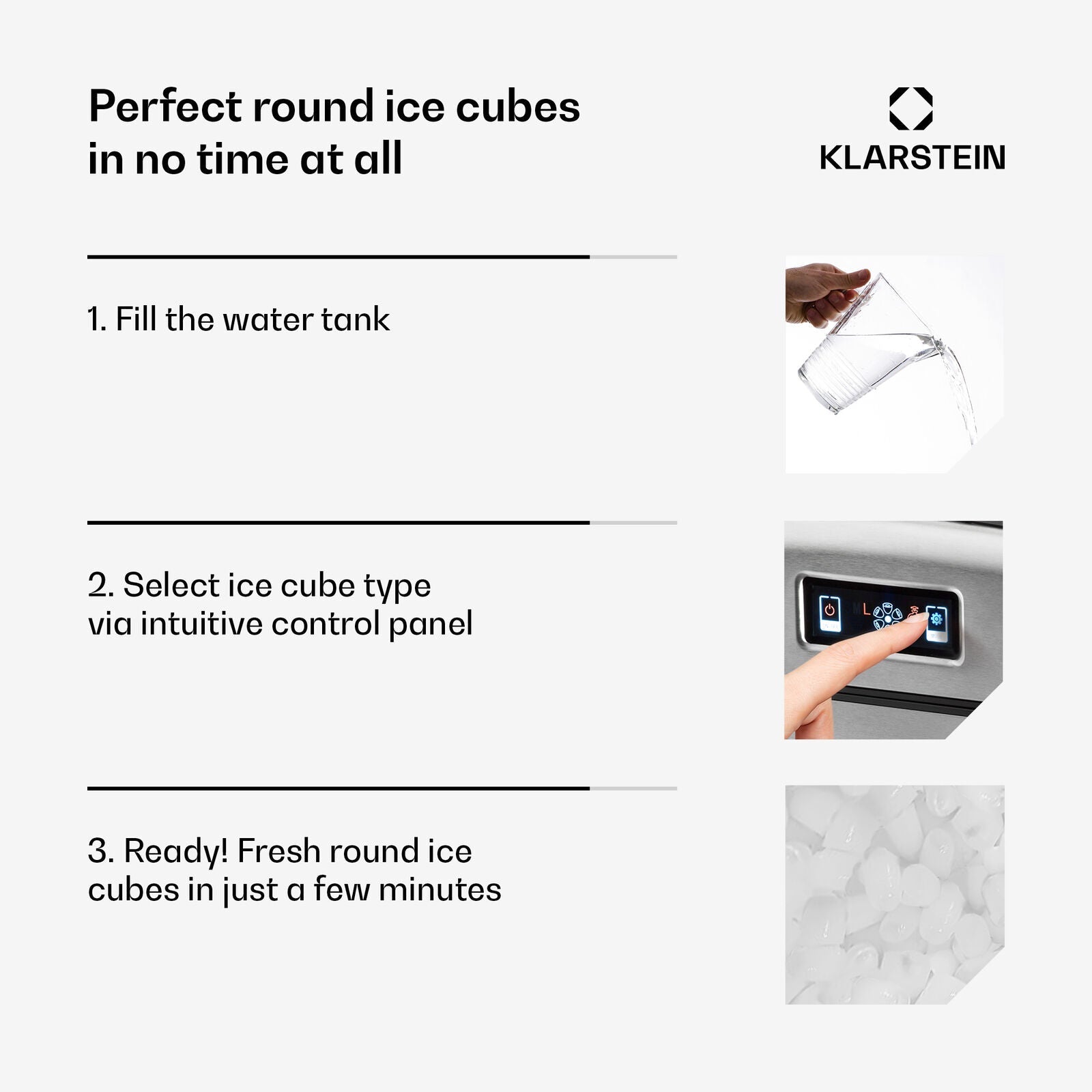 Klarstein Metropolitan Ice Cube Machine