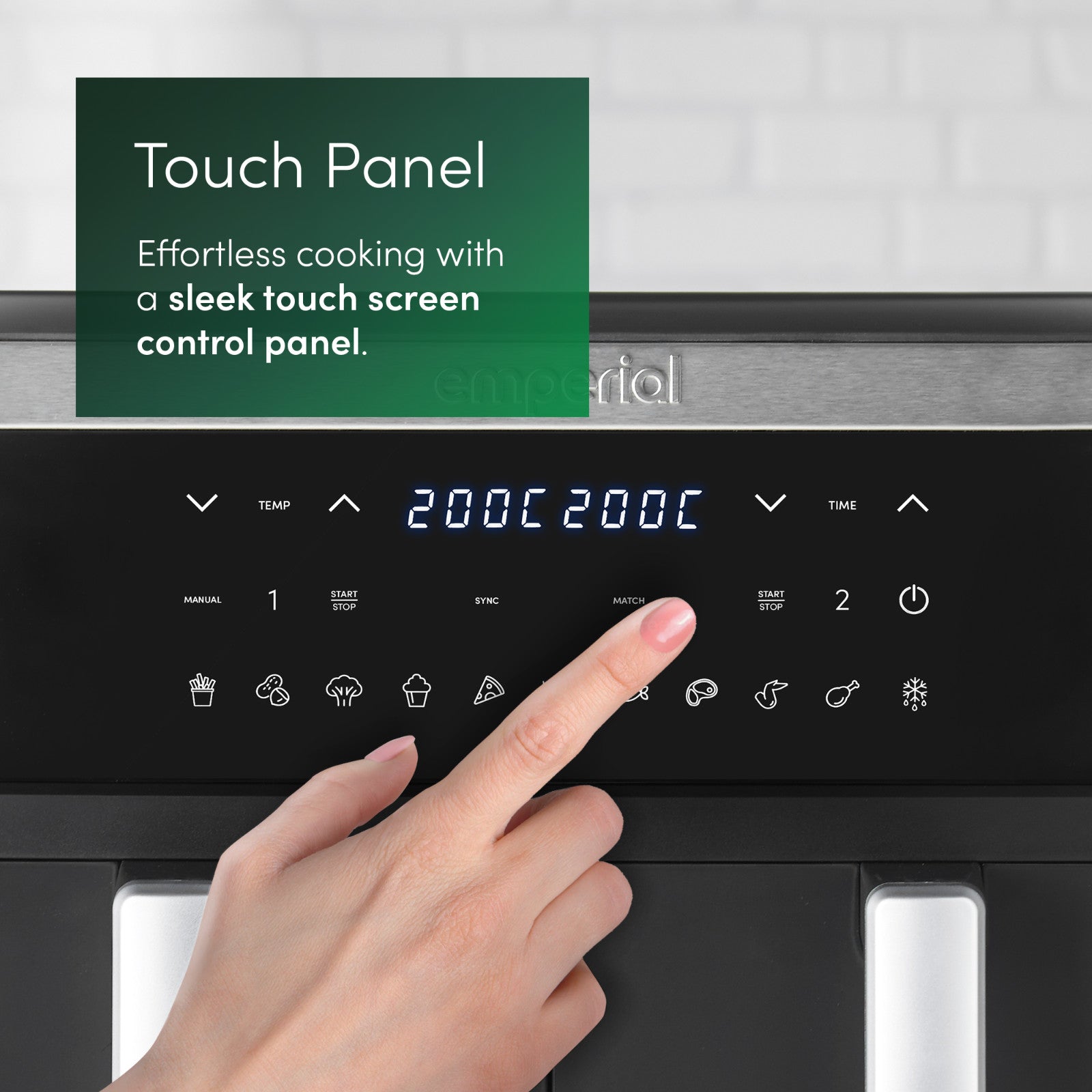 Emperial Dual Air Fryer Oven 9L