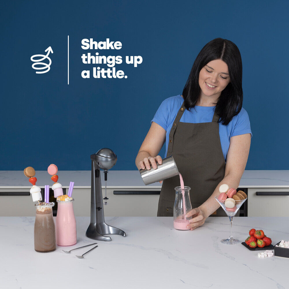 LIVIVO Retro Milkshake Maker Machine